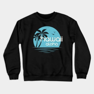 Hawaii sunset  design, print, typography Crewneck Sweatshirt